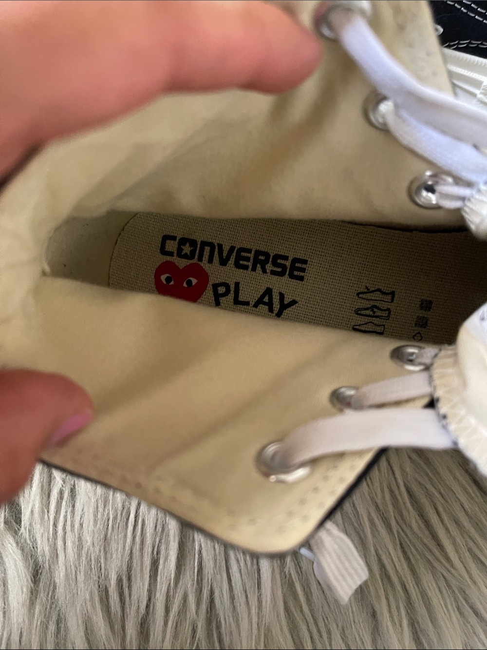 Converse comme des Garcons High-Top Sneakers - Picture 8 of 10